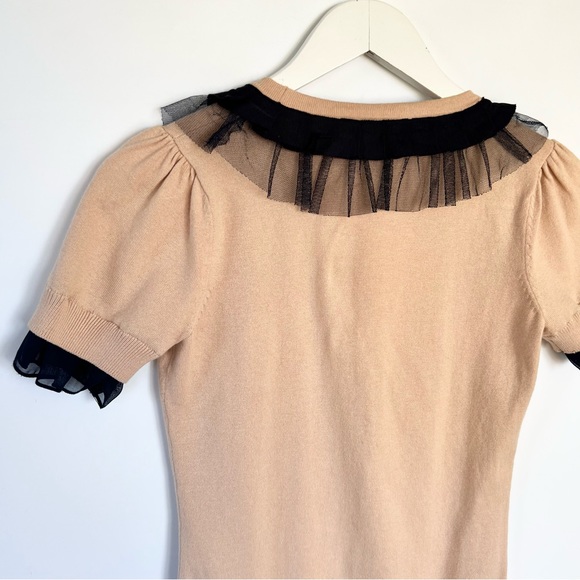 Twelve by Twelve Cute Embellished Cardigan Sweater Short Sleeve - Picture 10 of 11